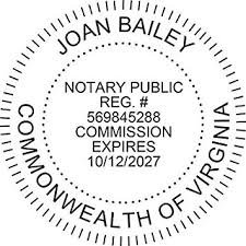 Notary Public stamp